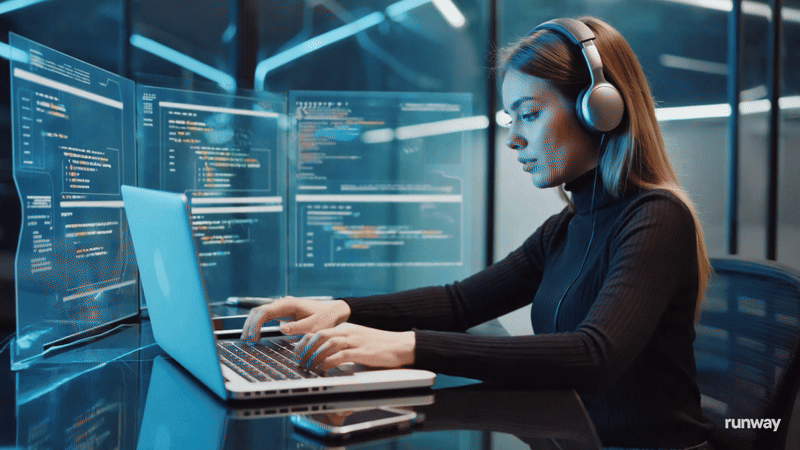 Animación de visión tecnológica